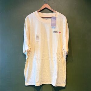 New Balance Yellow Oversized Short Sleeve Tee
